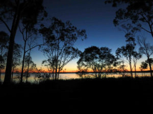 Sunset at Lake Maraboon near Emerald