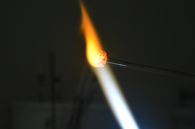 Melting glass
