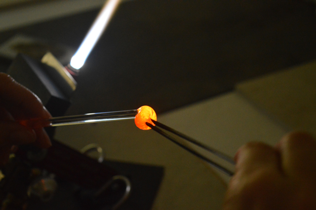 working with Molten Glass