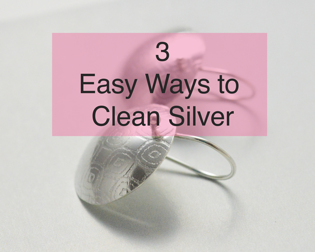 How to on sale clean silver jewllery