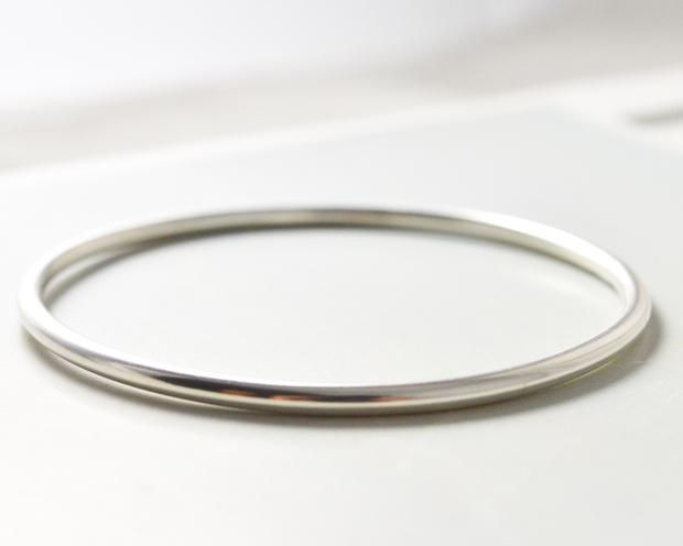 Thin Silver Bangle Jocale Design Thin Silver Bangle Jocale Design